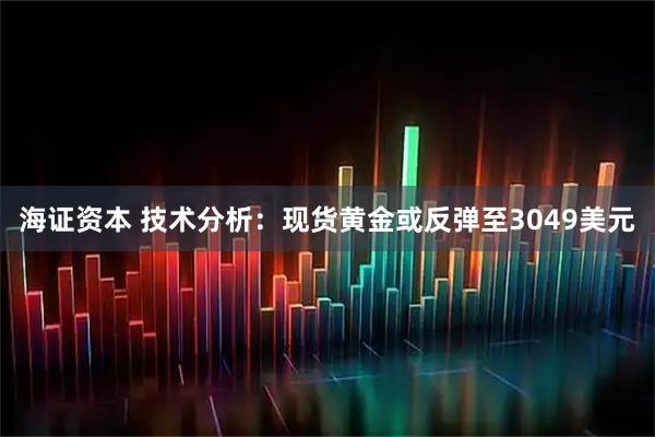 海证资本 技术分析:现货黄金或反弹至3049美元