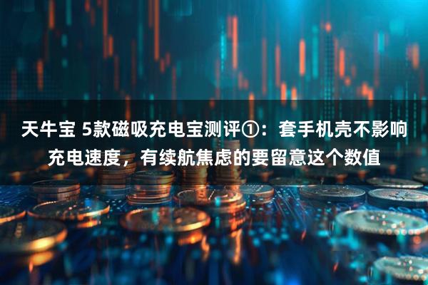 天牛宝 5款磁吸充电宝测评①:套手机壳不影响充电速度,有续航焦虑的要留意这个数值