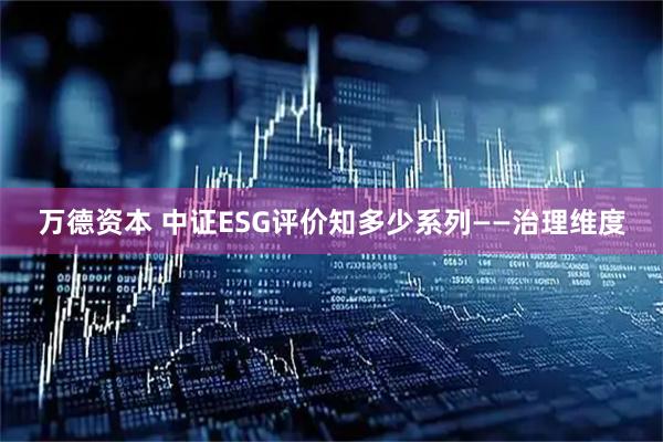 万德资本 中证ESG评价知多少系列——治理维度